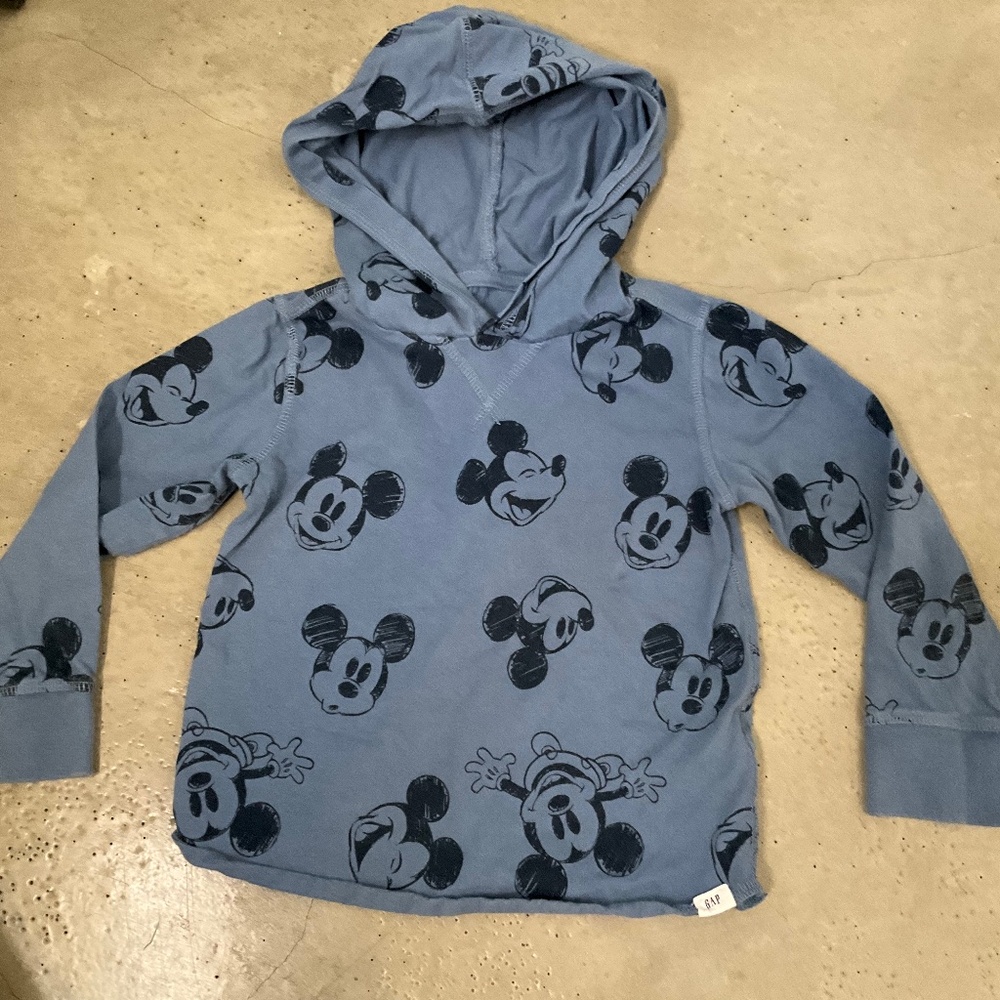GAP Blue Mickey Mouse Hoodie